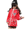 Children Coats Jacket Velvet Thick Girls Outwear Outfit Dot