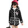 Children Coats Jacket Velvet Thick Girls Outwear Outfit Dot