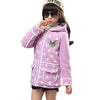 Children Coats Jacket Velvet Thick Girls Outwear Outfit Dot