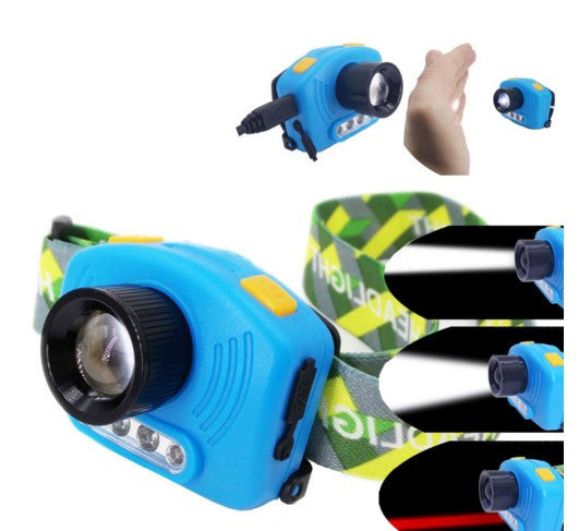 Headlight LED CREE XPE LED IR Headlamp SOS Children Kid Camping