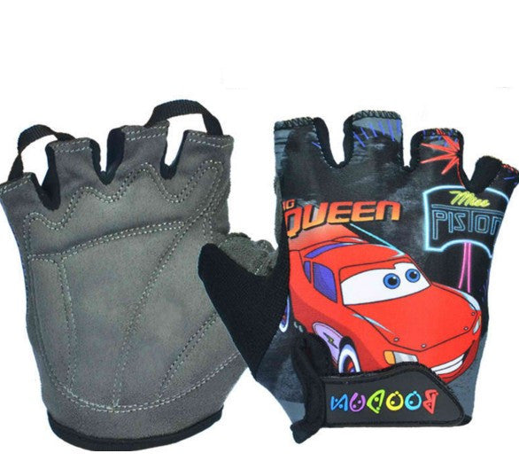 Children kids half finger bike bicycle outdoor sports running camping hiking