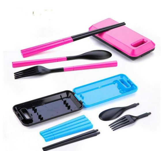 Chopsticks Spoon Fork Outdoor Camping Hiking Picnic Tableware