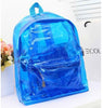 Girl Boy Transparent Clear Plastic Backpack Travel Bag